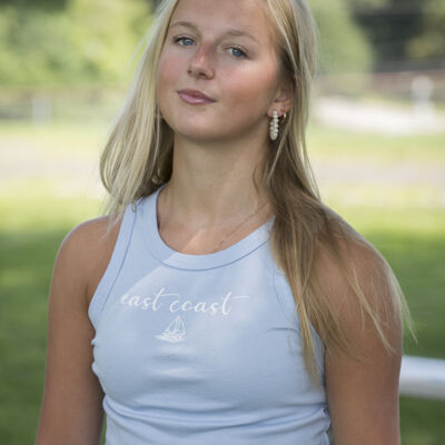 Ladies East Coast Cropped Tank Thumbnail