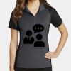 Women's Colorblock Micropique Sport Wick ® Polo Thumbnail
